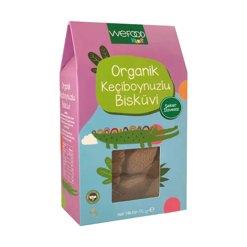 Wefood Organik Kids Keçiboynuzlu Bisküvi 55gr